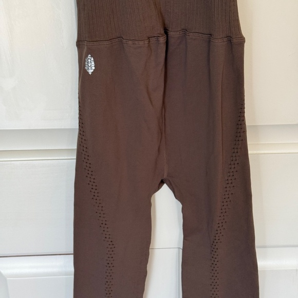 New! Free People Movement Good Karma High Neck Onsie in Wild Mustang 45455 - Picture 10 of 13